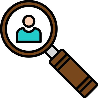 Ara. Web simgesi basit illüstrasyon