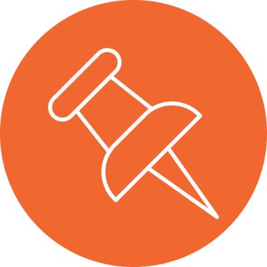 Pin simgesinin vektör illüstrasyonu