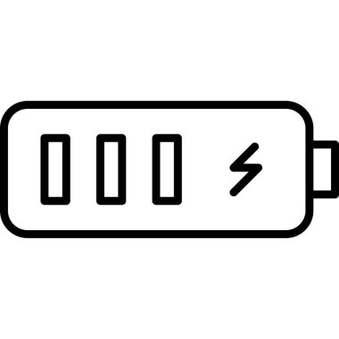 Pil. Web simgesi basit illüstrasyon