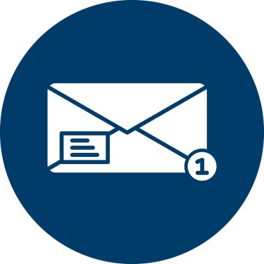 ileti ikonu vektör illüstrasyonu