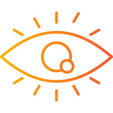 Eye icon modern vector illustration
