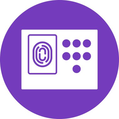 Güvenlik sisteminin vektör çizimi