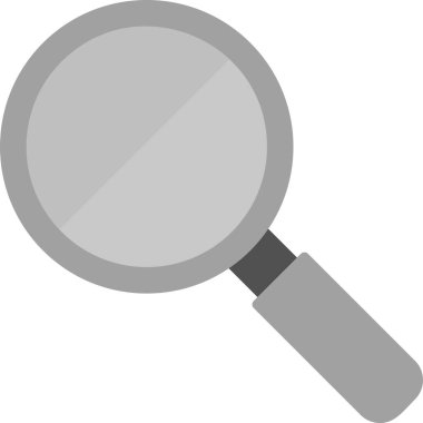 büyütme cam vektör simgesi