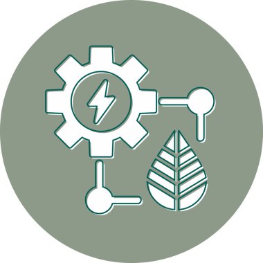 enerji hattı vektör simgesi