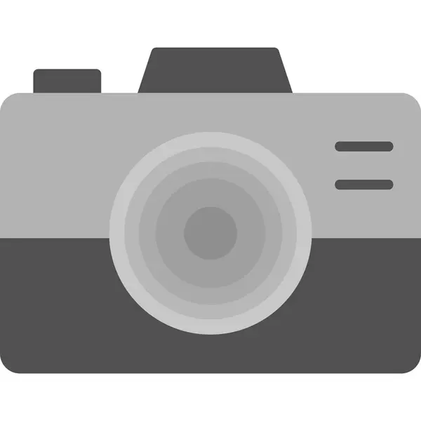 Fotografía Película Cámara Icono Ilustración — Vector de stock