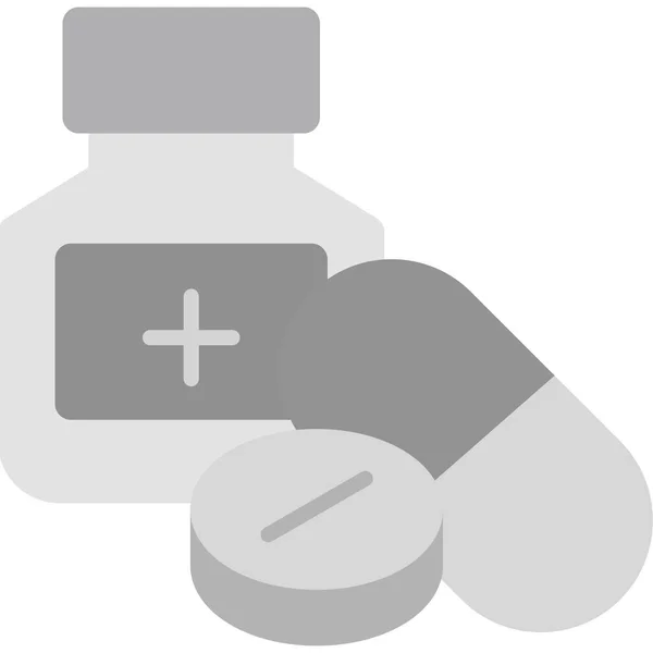 Medical Pills Icon Simple Illustration — Stock Vector