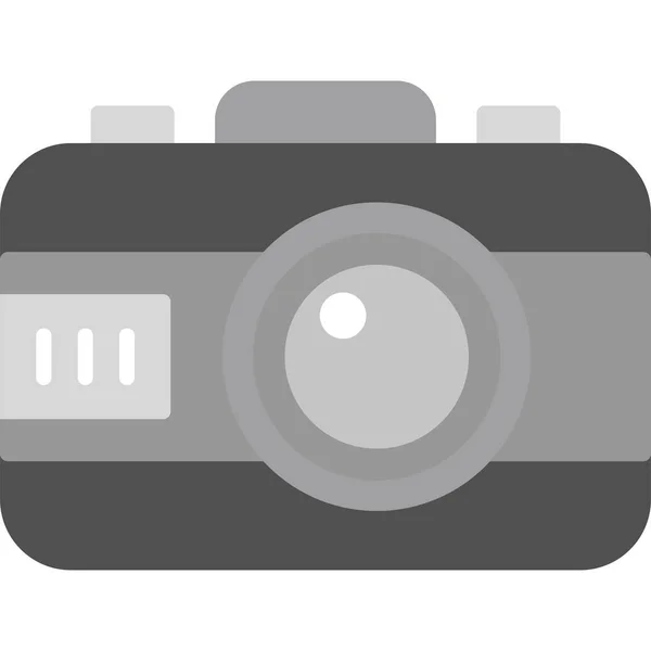 Hipster Film Camera Illustration Icon — Stock Vector