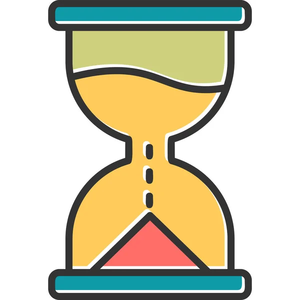 Sandglas Symbol Vektor Illustration — Stockvektor