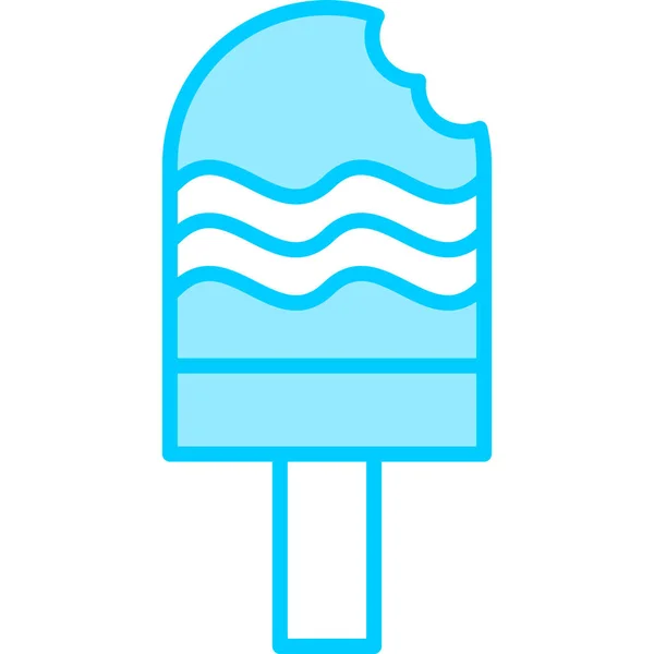 Ice Pop Illustration Simple Sur Web — Image vectorielle