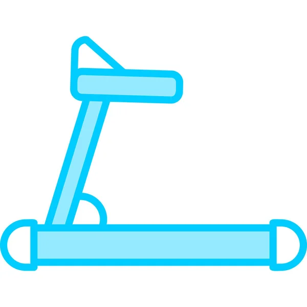 Treadmill Icon Vector Illustration — Stock Vector