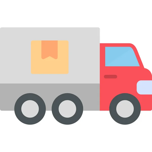 Truck Abstracte Pictogram Vector Illustratie — Stockvector