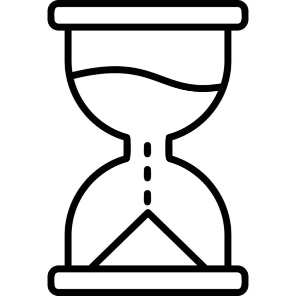Sandglas Symbol Vektor Illustration — Stockvektor