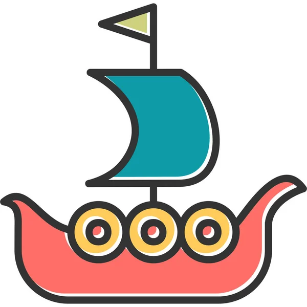 Ship Icon Vector Illustration — Stock Vector