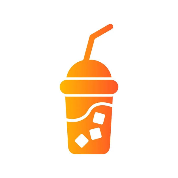 Fresh Juice Vector Color Line Icon — 스톡 벡터