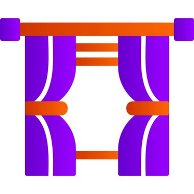 Perdeler, perde, pencere, tiyatro, tekstil, yastık, sandalye, koltuk ve diğer simgeler..