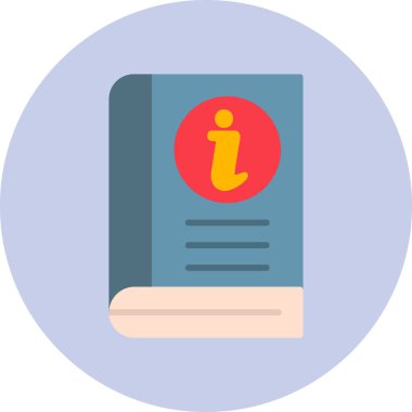 Kitap. Web simgesi basit illüstrasyon