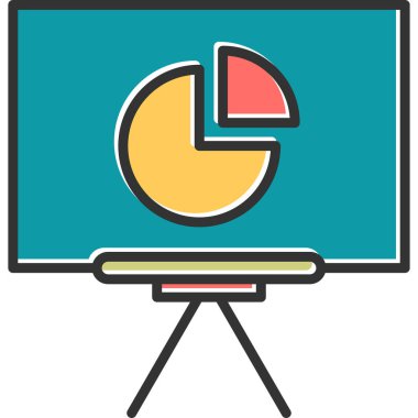 İş sunumu. Basit resimleme