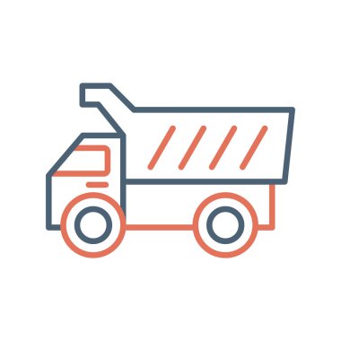 araç web simgesi basit illüstrasyon