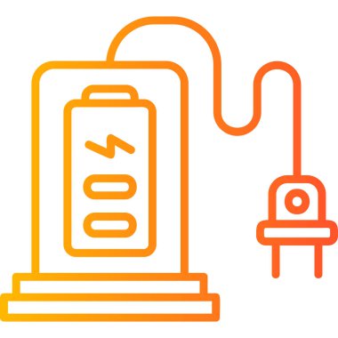 Modern otomatik simgenin vektör illüstrasyonu