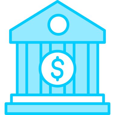 Bank icon modern vector illustration