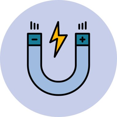 mıknatıs simgesi vektör çizimi