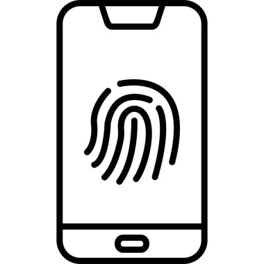 akıllı telefon simgesi vektör illüstrasyonu