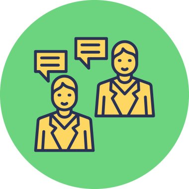 İnsan simgesinin vektör illüstrasyonu