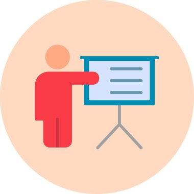 business Training, businessman at desk explaining strategy
