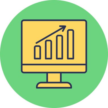 Analitik grafikli bilgisayar monitörü 