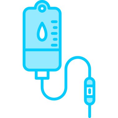 Iv Bag modern simgesi, vektör illüstrasyonu 