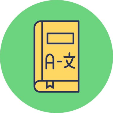 kitap simgesi vektör illüstrasyonu