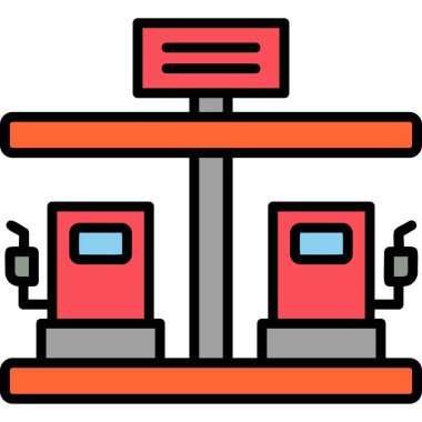 Benzin istasyonu. Basit tasarım