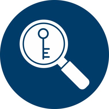 vektör tuşları simgesi renk arkaplanında izole edildi