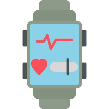 smartwatch simge vektör çizimi