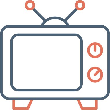 Television icon modern vector illustration