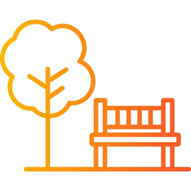 Yedek kulübesi Web simgesi basit illüstrasyon