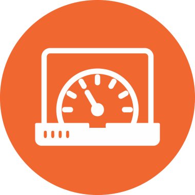 güç metre vektör simgesi 