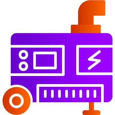 - Araba. Web simgesi basit illüstrasyon