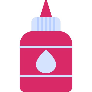 Yapıştırıcı. Web simgesi basit illüstrasyon