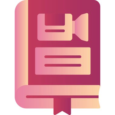 Sinema web simgesi basit illüstrasyon