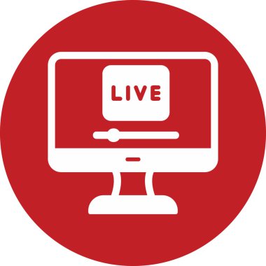 Canlı modern simge, vektör çizimi