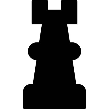 Satranç. Web simgesi basit illüstrasyon