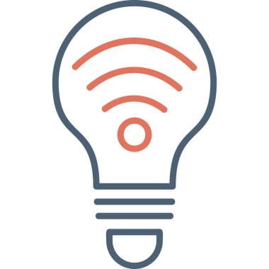 ampul simgesi vektör illüstrasyonu