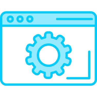 Ayarlama. Web simgesi basit illüstrasyon