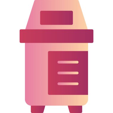 Posta kutusu. Web simgesi basit illüstrasyon