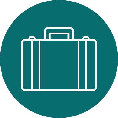 Çanta. Web simgesi basit illüstrasyon 