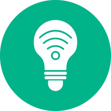 ampul simgesi vektör illüstrasyonu