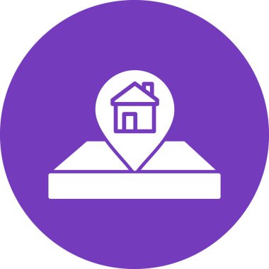 House Location navigation pin. web icon simple illustration