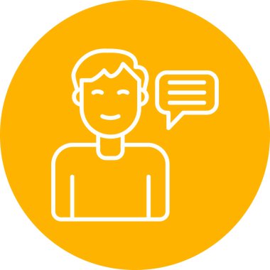 Tavsiye modern simgesi, vektör illüstrasyonu