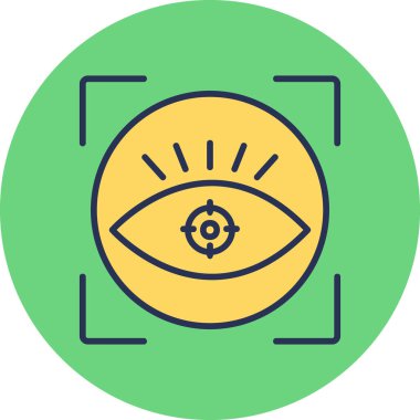 Vision icon modern vector illustration